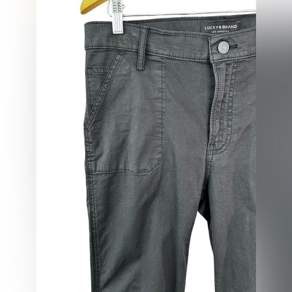 Lucky Brand The Cargo Pant Pirate Black Size 8 - Picture 7 of 13